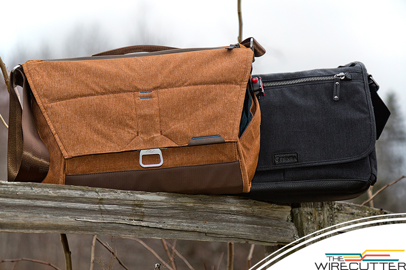 The Peak (left) is a universally loved bag designed by and for photographers. The Tenba Cooper (right) has a more refined look for a bit extra.